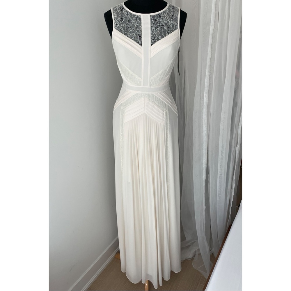 NWT - BCBG Avi Pleated Wedding Dress
